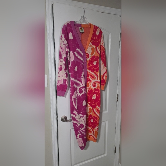 Mixed Tropical Groove Cardigan Dress - Picture 7 of 7